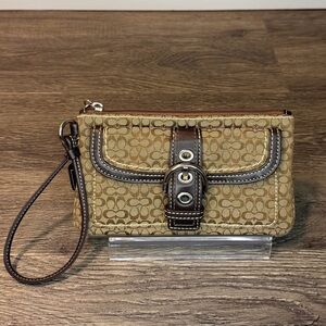 Coach SoHo Signature Wristlet